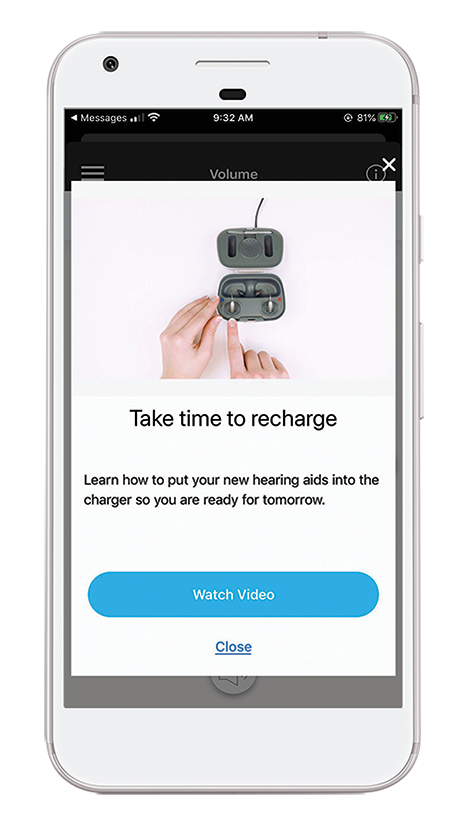 Unitron Blu hearing aids Remote Plus App